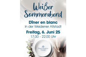 Stilvoller Genuss unter freiem Himmel: Weißer Sommerabend am 6. Juni 2025